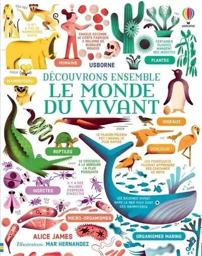 Découvrons ensemble - Le monde du vivant - Rosie Dickins - Usborne publishing ltd