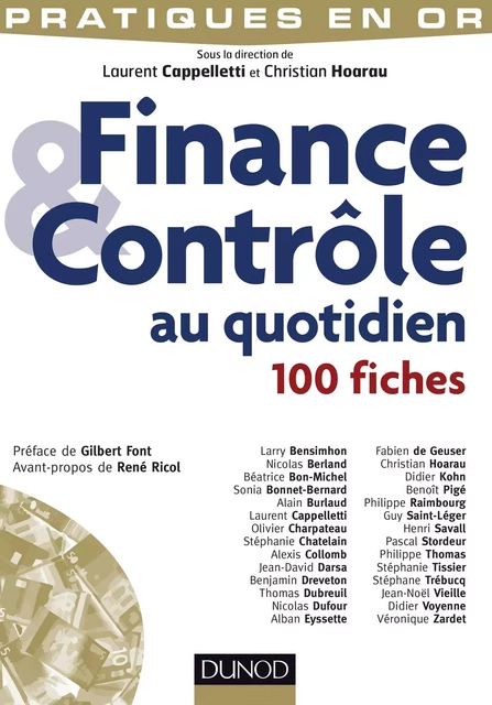 Finance et Contrôle au quotidien - 100 fiches - Labellisation FNEGE - 2014 -  - DUNOD