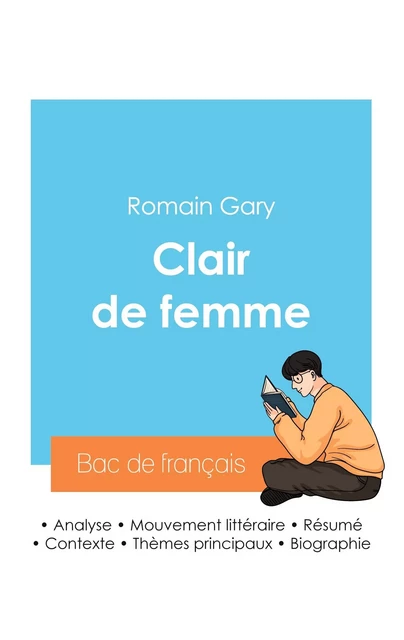 Réussir son Bac de français 2024 : Analyse du roman Clair de femme de Romain Gary - Romain Gary - BAC DE FRANCAIS