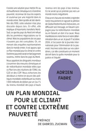 Un Plan mondial pour le climat et contre l'extrême pauvreté