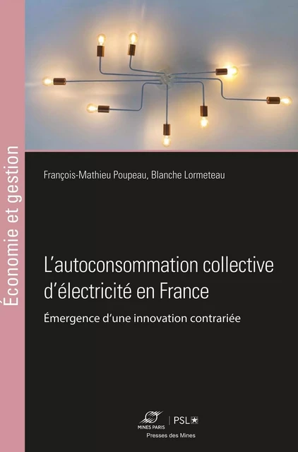 L'autoconsommation collective d'électricité en France - François-Mathieu Poupeau, Blanche Lormeteau - ECOLE DES MINES