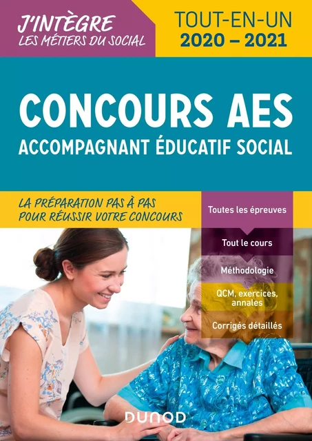 Concours AES - Accompagnant éducatif social - 2020-2021 - Frédéric Perrier - DUNOD