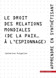 Apprendre en synthétisant Tome 6. Le droit des relations mondiales (de la paix... à l'espionnage)