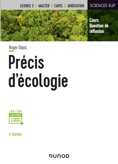 Précis d'écologie - 8e éd. - Roger Dajoz - DUNOD