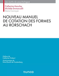 Nouveau manuel de cotation des formes au Rorschach