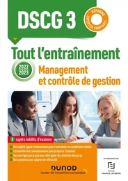 DSCG 3 - Management et contrôle de gestion - Tout l'entraînement 2022-2023