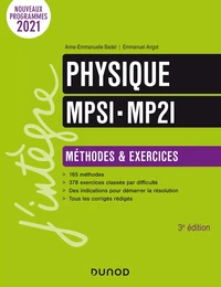 Physique Méthodes et Exercices MPSI-MP2I - 3e éd.