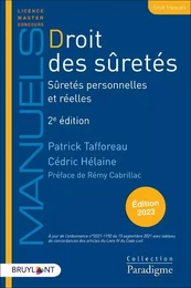 Droit des sûretés 2ed - Sûretés personnelles et réelles