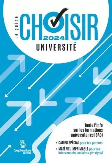 GUIDE CHOISIR UNIVERSITE 2024 -  - SEPTEMBRE CANAD