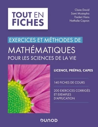 Mathématiques pour les sciences de la vie