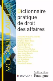 Dictionnaire pratique de droit des affaires