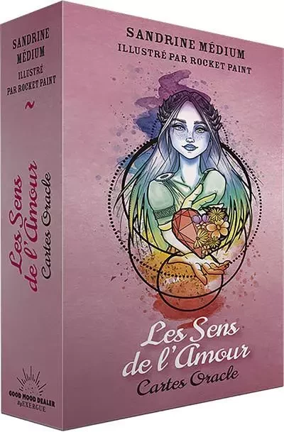 Les Sens de l'Amour - Cartes oracle -  Sandrine Médium - Courrier du livre