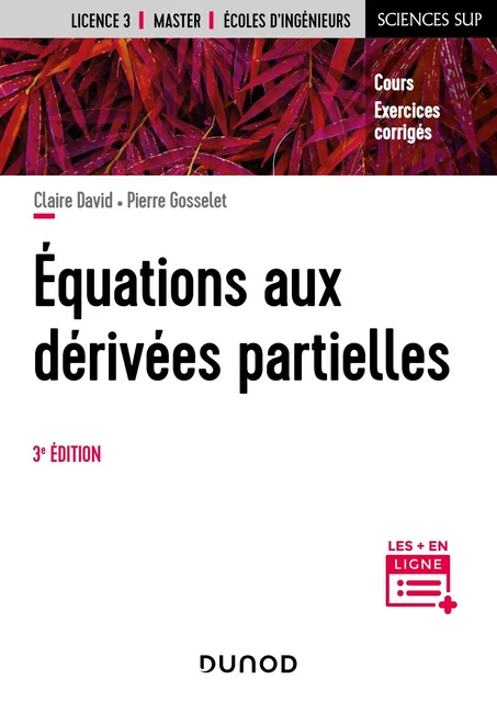 Equations aux dérivées partielles - 3e éd. - Claire David, Pierre Gosselet - DUNOD