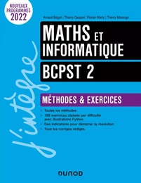 Maths et informatique  M&E BCPST 2