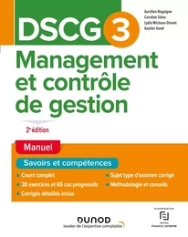 DSCG 3 Management et contrôle de gestion - Manuel - 2e éd.