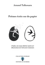 Poèmes écrits sur du papier