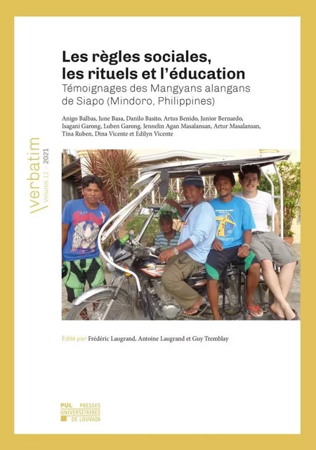 Les Règles sociales, les rituels et l'éducation -  - PU LOUVAIN