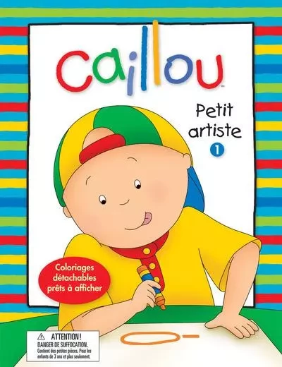 Caillou Petit artiste 1 - Anne Paradis - Groupe ADP