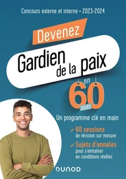 Devenez Gardien de la paix en 60 jours