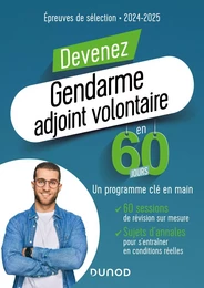 Devenez Gendarme Adjoint Volontaire en 60 jours