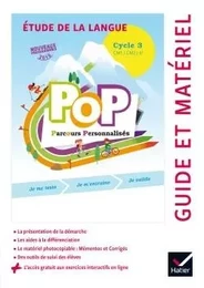 POP Parcours personnalisés - Etude de la langue Cycle 3 Éd. 2017  -  Guide pédagogique