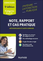 Note, rapport et cas pratique - 5e éd.