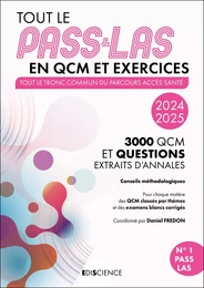 Tout le PASS & LAS en QCM et exercices 2024-2025