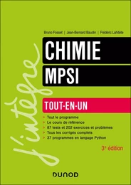 Chimie tout-en-un MPSI - 3e éd.