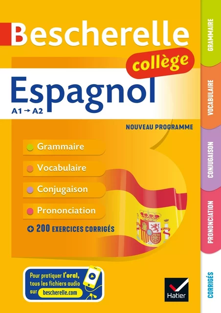 Bescherelle collège - Espagnol  (6e, 5e, 4e, 3e) - Monica Castillo Lluch, Jean-Baptiste Crespeau, Marta Lopez-Izquierdo - HATIER