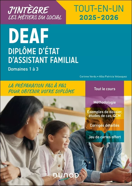 DEAF - Tout-en-un 2025-2026 - Corinne Verdu, Patricia Velasquez - DUNOD