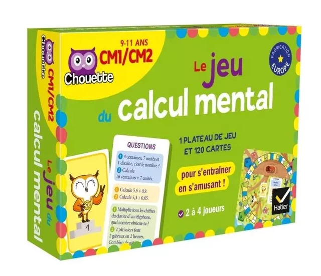 Chouette - Le jeu du calcul mental CM1-CM2 - Lucie Domergue, Muriel Iribarne - HATIER