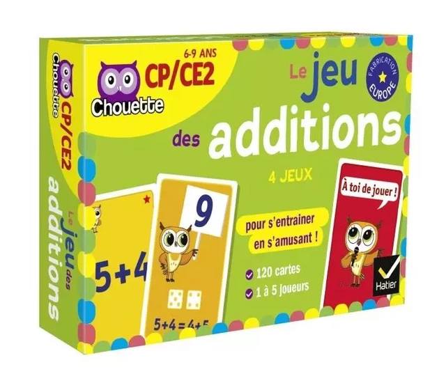 Chouette - Le jeu des additions CP/CE2 - Lucie Domergue, Muriel Iribarne - HATIER