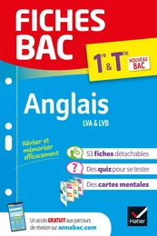 Fiches bac - Anglais 1re/Tle - Bac 2025