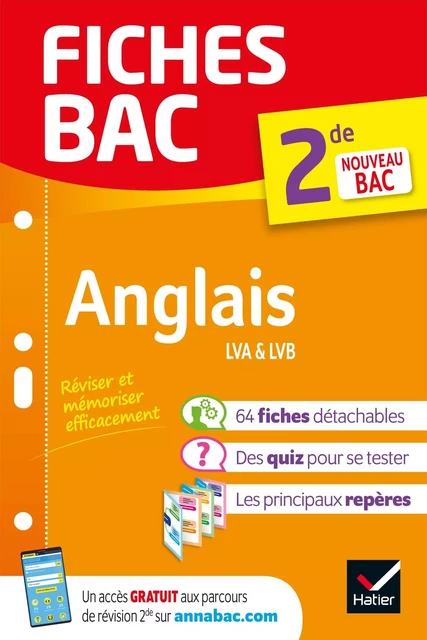 Fiches bac - Anglais 2de - Michelle Malavieille - HATIER