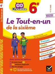 Chouette - Le cahier  Tout-en-un 6e