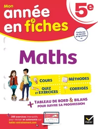 Maths 5e (fiches de révision & exercices)