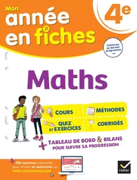 Maths 4e (fiches de révision & exercices)