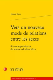 Vers un nouveau mode de relations entre les sexes