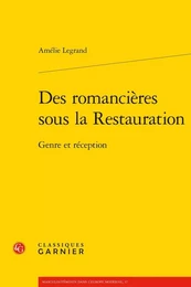 Des romancières sous la Restauration