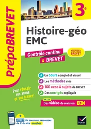 Prépabrevet - Histoire-géo EMC 3e - Brevet 2025