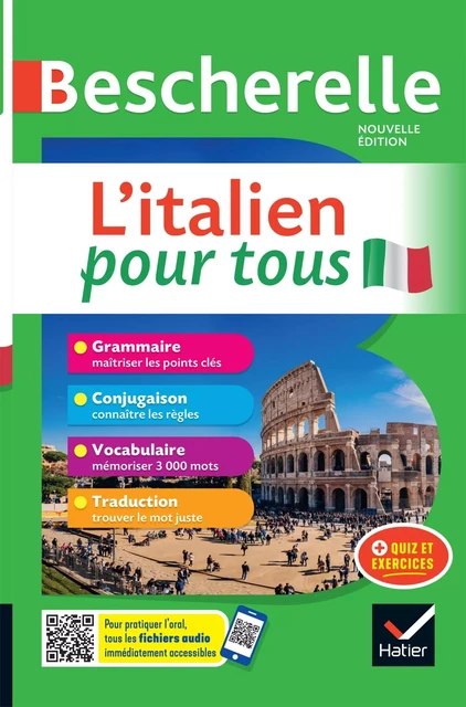 Bescherelle - L'italien pour tous - Iris Chionne, Lisa El Ghaoui - HATIER