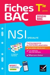 Fiches bac - NSI Tle (spécialité) - Bac 2025