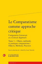 Le Comparatisme comme approche critique