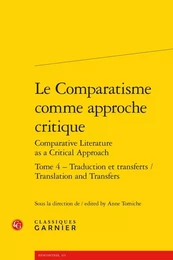 Le Comparatisme comme approche critique