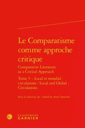 Le Comparatisme comme approche critique