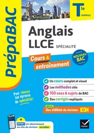 Prépabac - Anglais LLCE Tle générale (spécialité) - Bac 2025