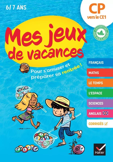 Mes jeux de vacances - Cahier de vacances 2024 du CP vers le CE1 - Julia Georges, Karen Laborie, Marie-Hélène Tran-Duc - HATIER