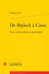 De Shylock à Cinoc