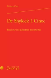 De Shylock à Cinoc