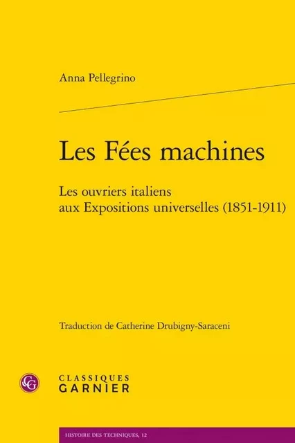 Les Fées machines - Anna Pellegrino - CLASSIQ GARNIER